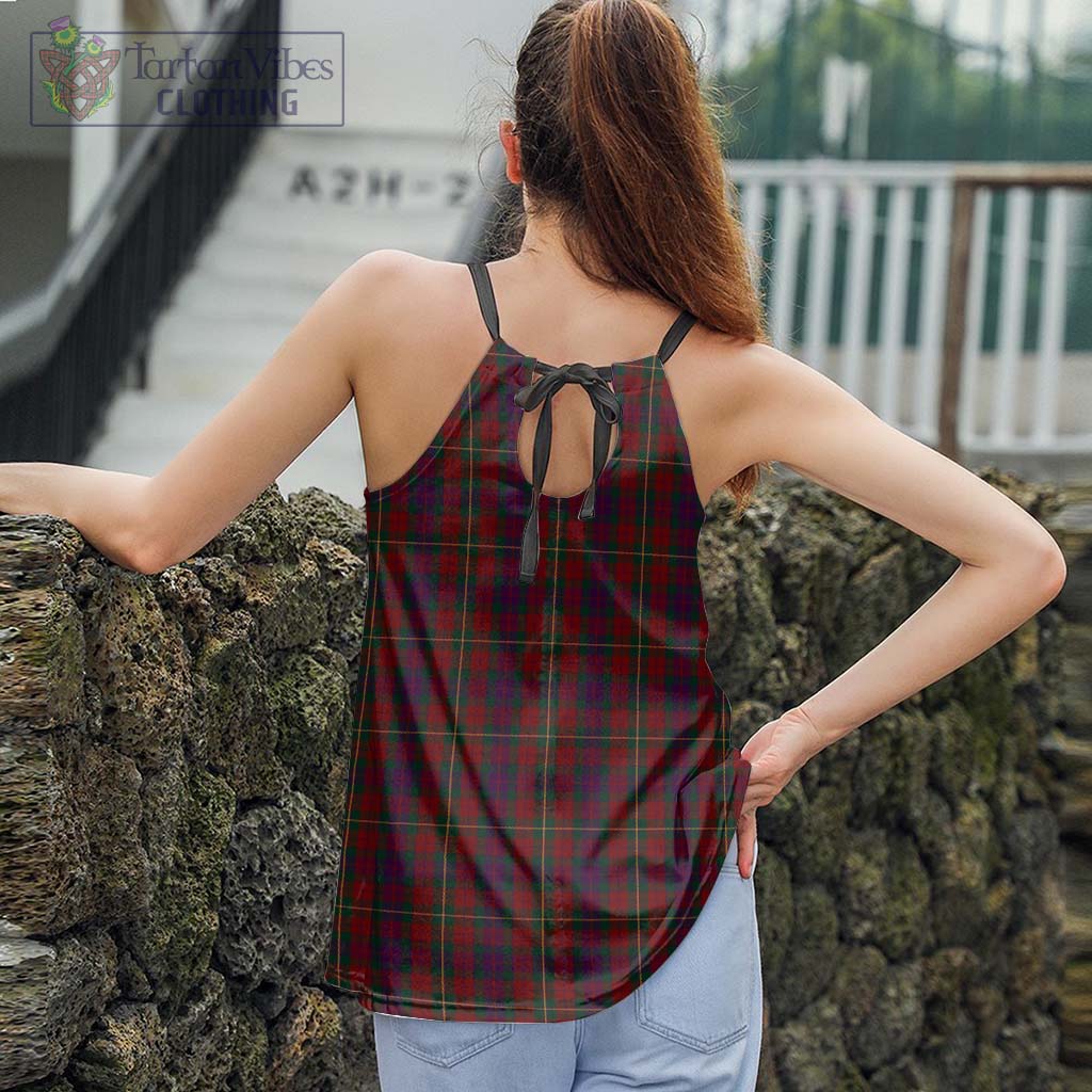 Tartan Vibes Clothing Clare County Ireland Tartan Loose Halter Neck Camisole