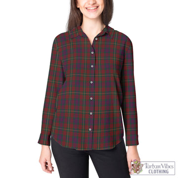 Clare County Ireland Tartan Women's Casual Shirt