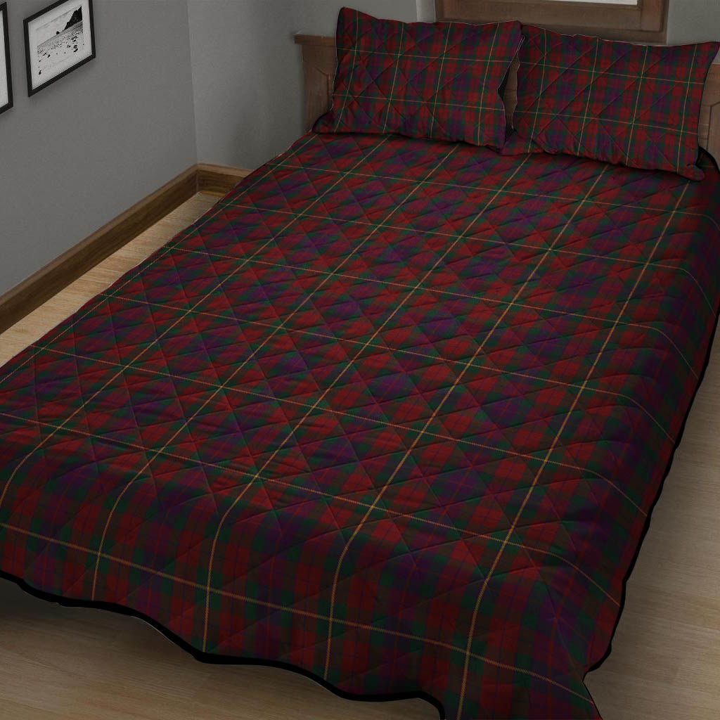 Clare County Ireland Tartan Quilt Bed Set - Tartan Vibes Clothing