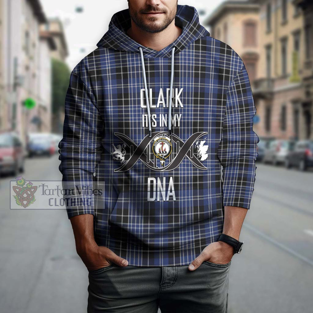 Clark (Clarke) Tartan Hoodie with Family Crest DNA In Me Style Pullover Hoodie - Tartanvibesclothing Shop