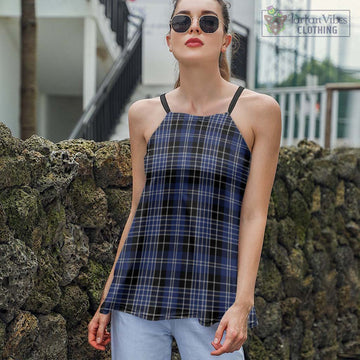 Clark (Clarke) Tartan Loose Halter Neck Camisole