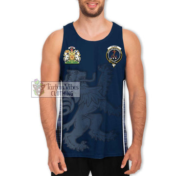 Clark (Clarke) Tartan Men's Tank Top with Family Crest and Lion Rampant Vibes Sport Style