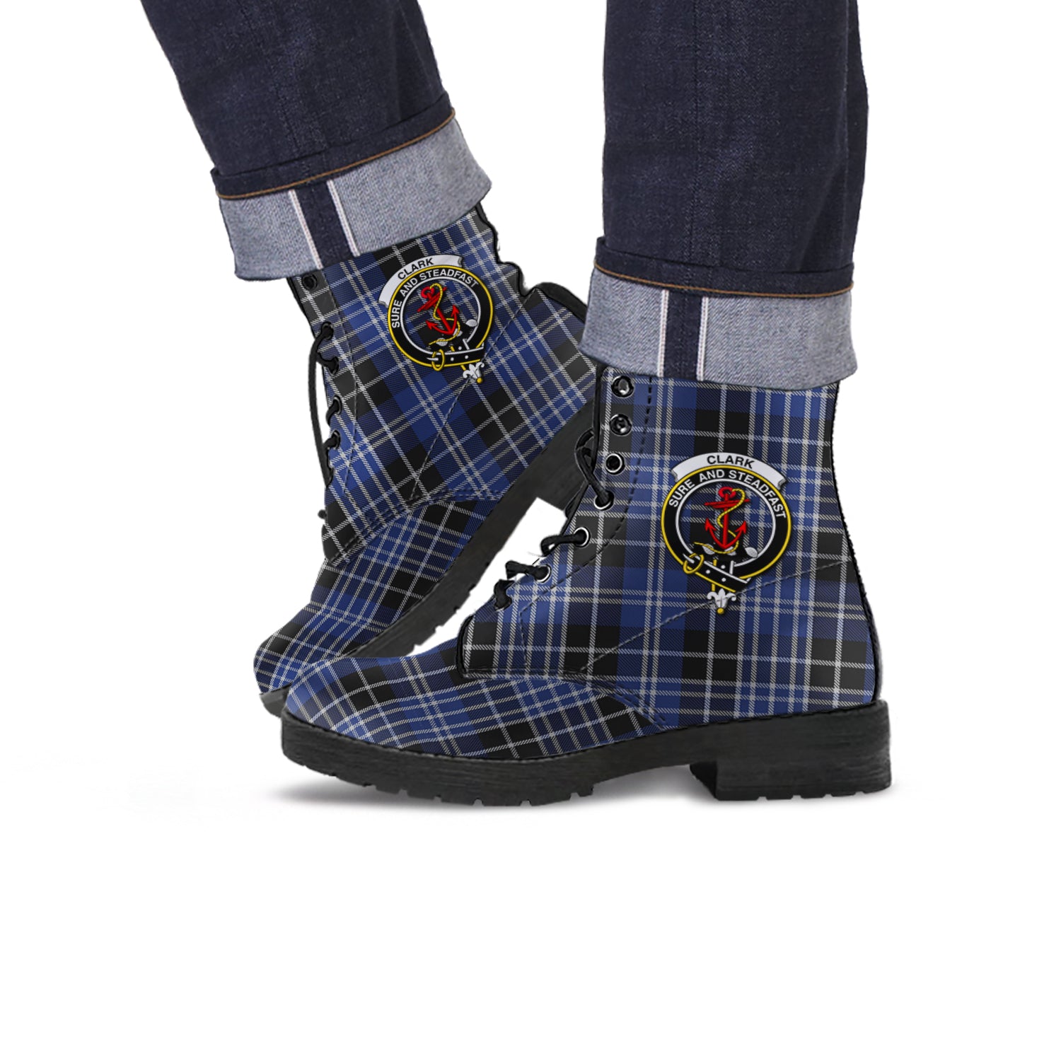 clark-tartan-leather-boots-with-family-crest