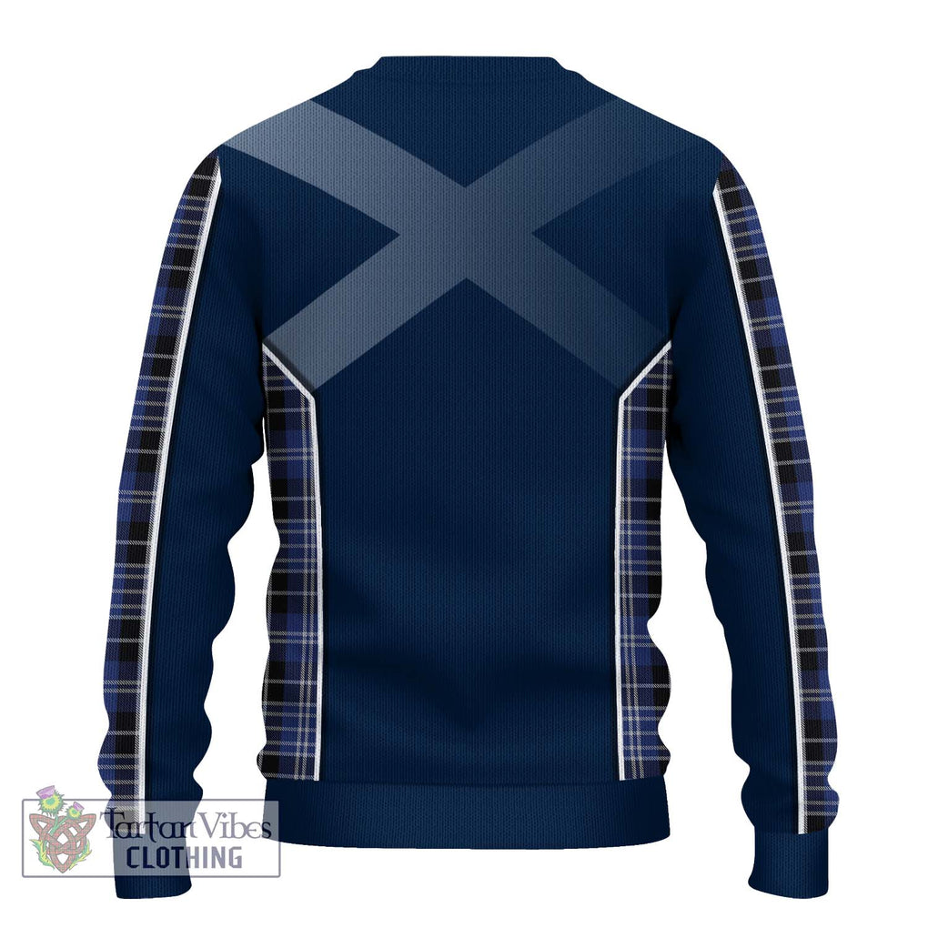 Clark (Clarke) Tartan Knitted Sweater with Family Crest and Lion Rampant Vibes Sport Style - Tartan Vibes Clothing