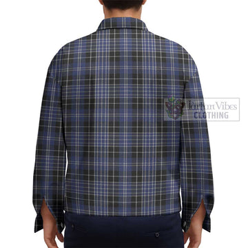 Clark (Clarke) Tartan Unisex Lapel Cotton Jacket