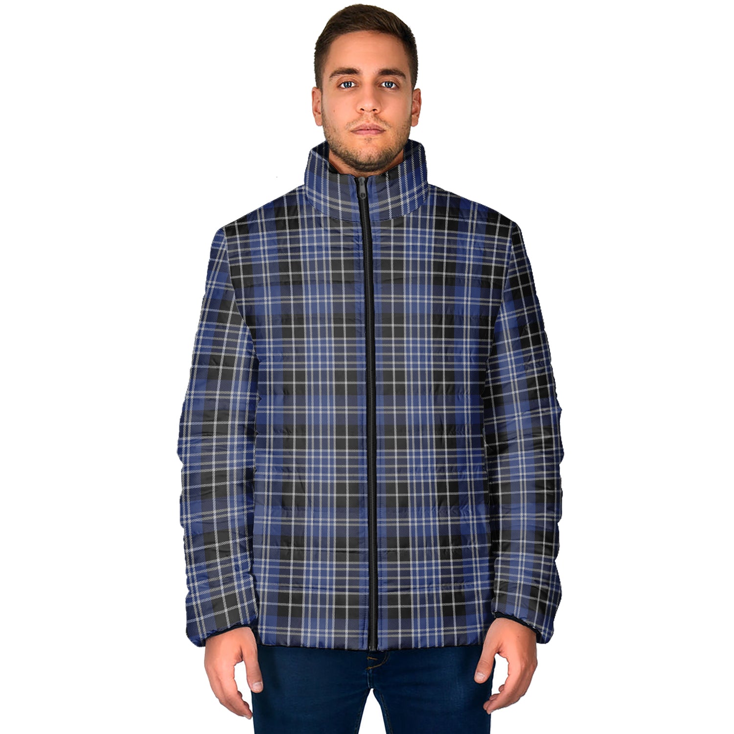 Clark (Clarke) Tartan Padded Jacket - Tartan Vibes Clothing