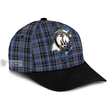 Clark (Clarke) Tartan Classic Cap with Family Crest In Me Style