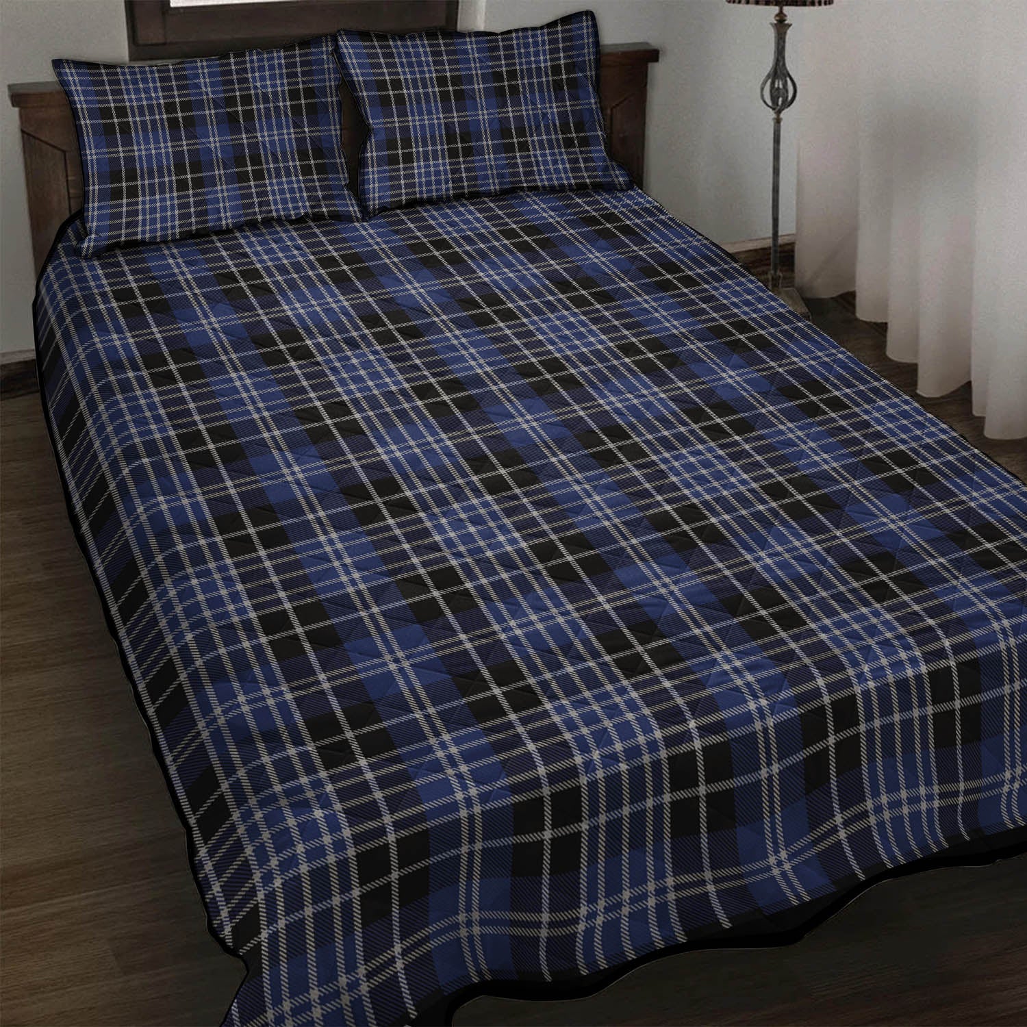 Clark (Clarke) Tartan Quilt Bed Set - Tartan Vibes Clothing