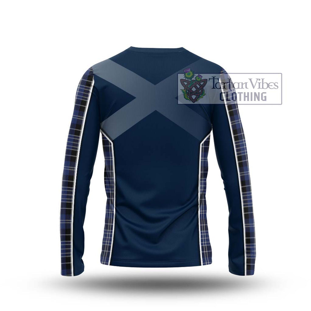 Clark (Clarke) Tartan Long Sleeve T-Shirt with Family Crest and Lion Rampant Vibes Sport Style - Tartan Vibes Clothing