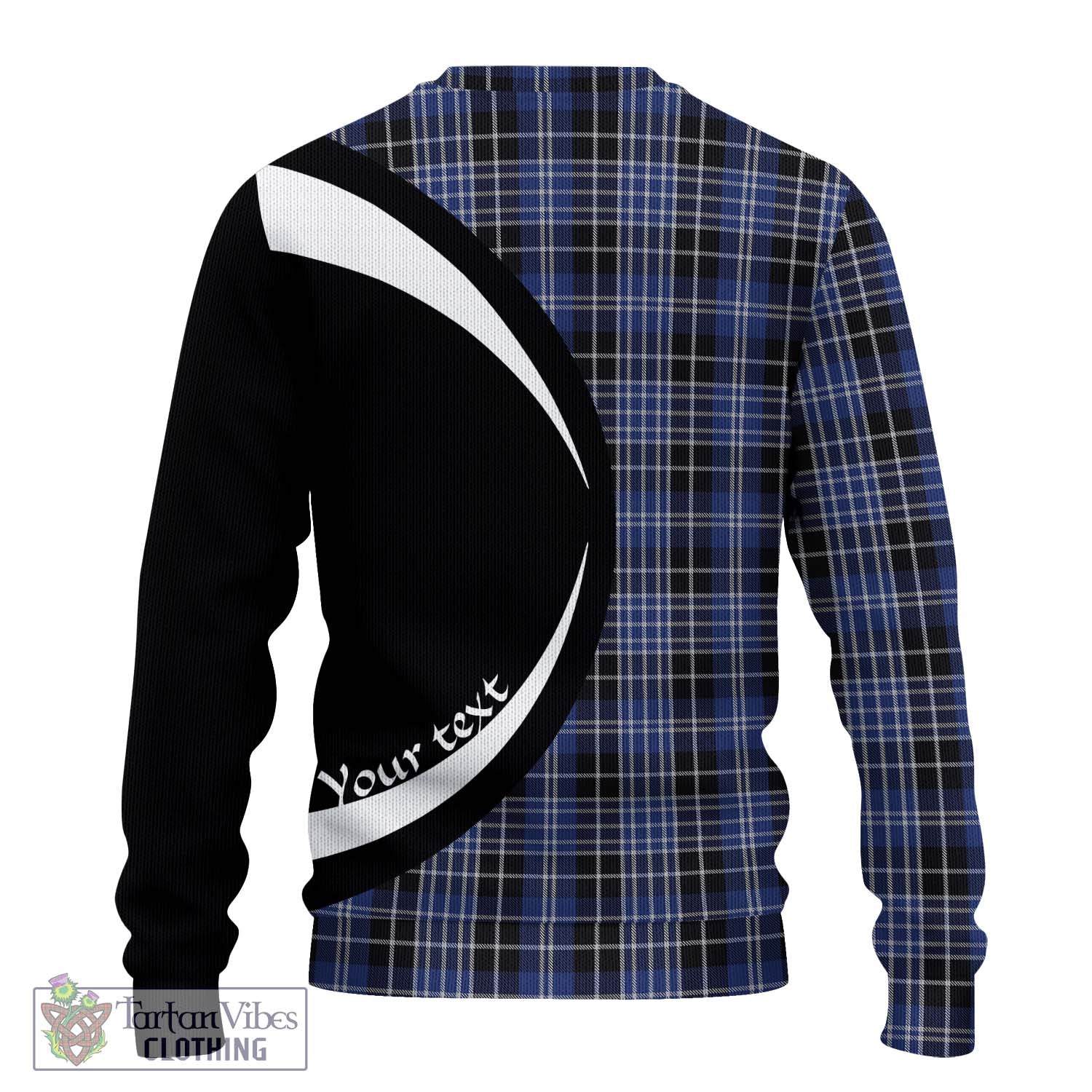 Clark (Clarke) Tartan Ugly Sweater with Family Crest Circle Style - Tartan Vibes Clothing