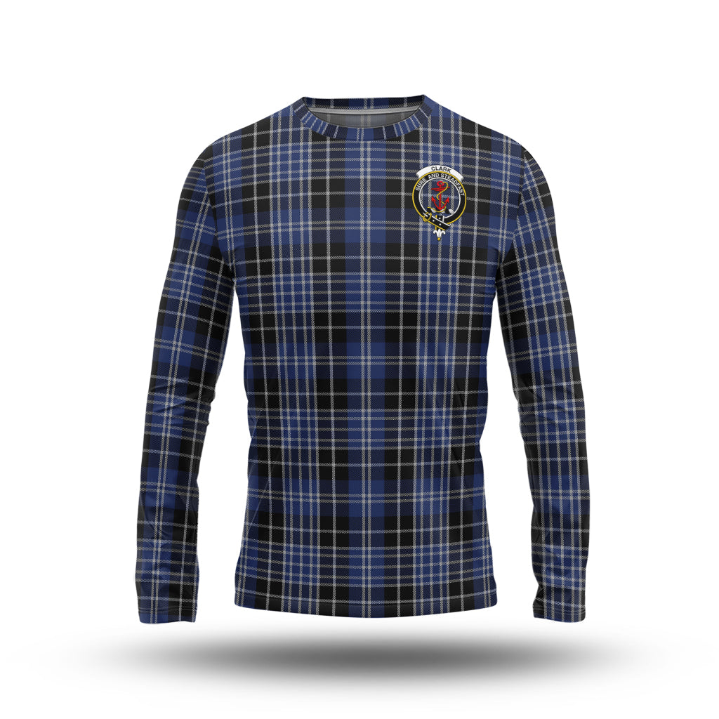 clark-tartan-long-sleeve-t-shirt-with-family-crest