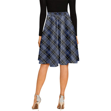 Clark (Clarke) Tartan Melete Pleated Midi Skirt