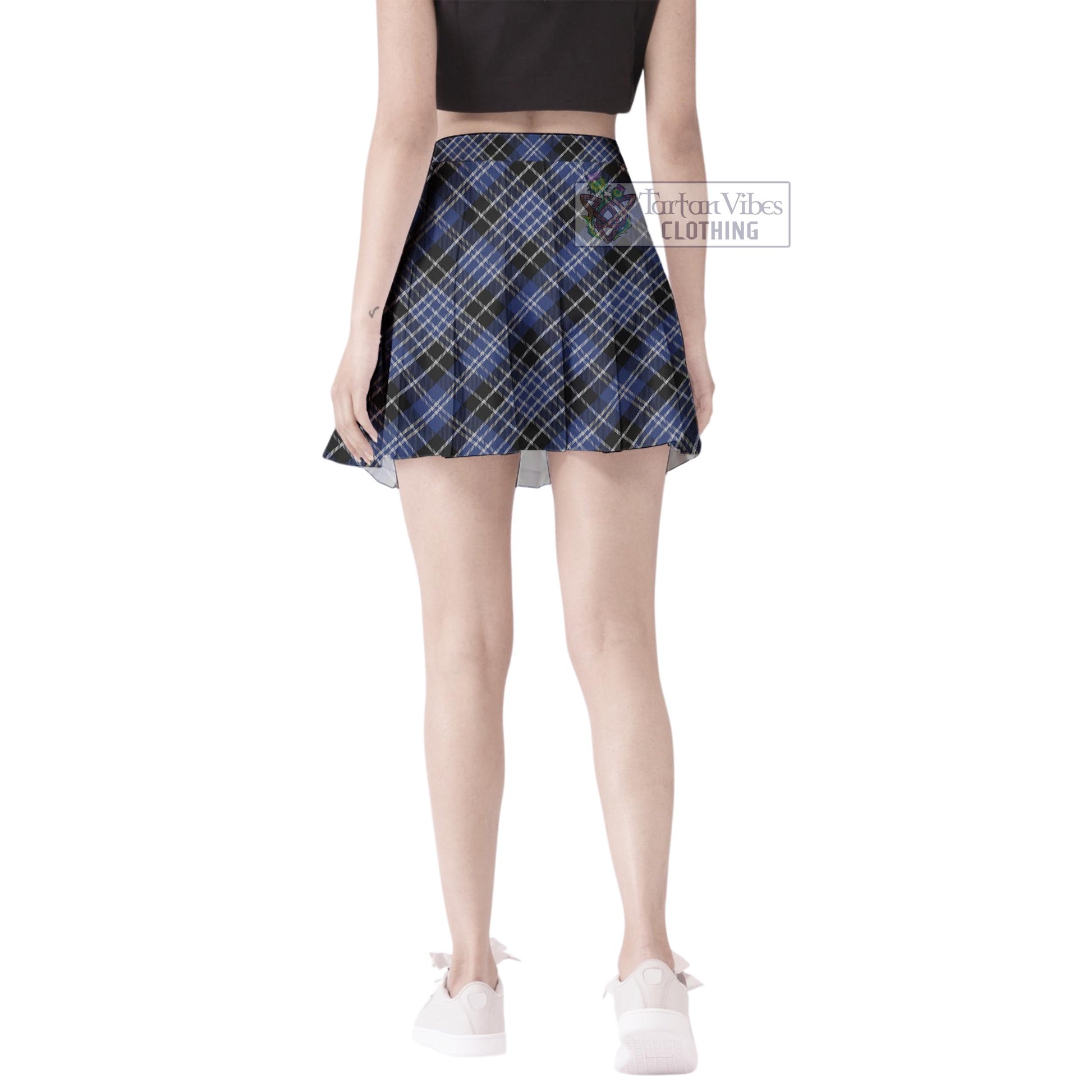 Tartan Vibes Clothing Clark Tartan Women's Plated Mini Skirt