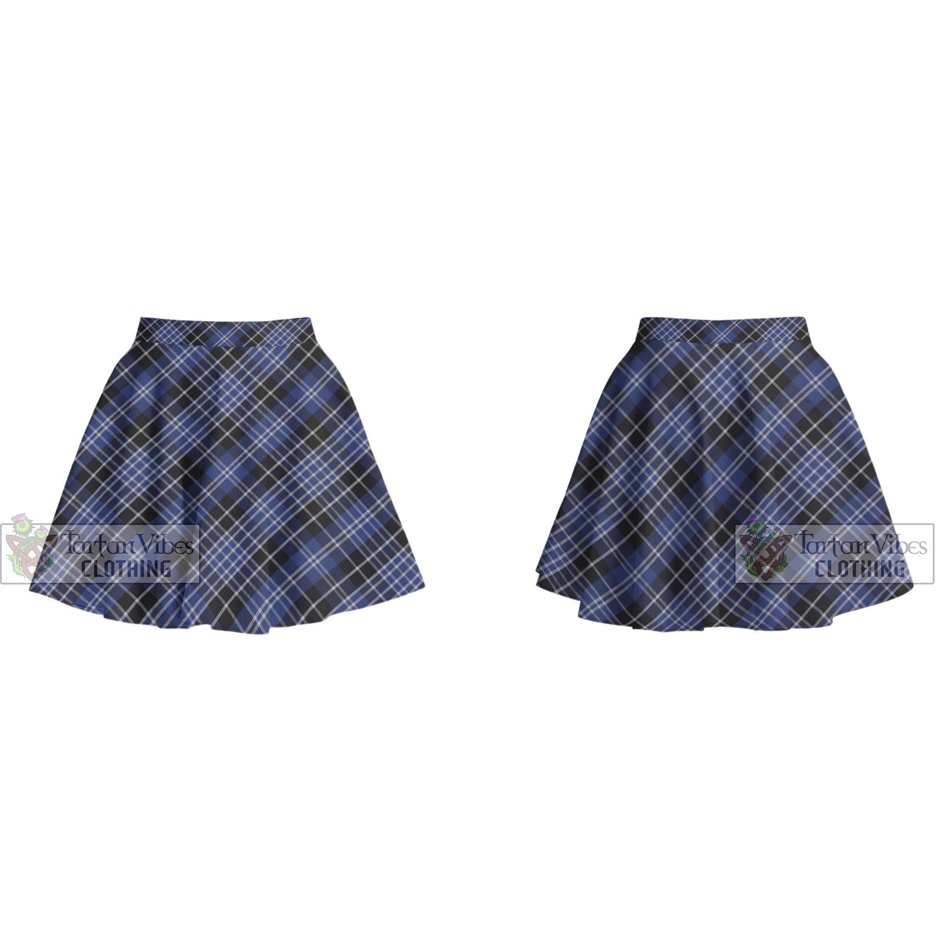 Tartan Vibes Clothing Clark Tartan Women's Plated Mini Skirt