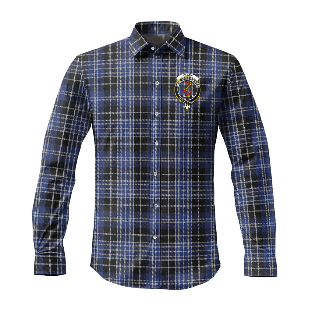 clark-tartan-long-sleeve-button-up-shirt-with-family-crest