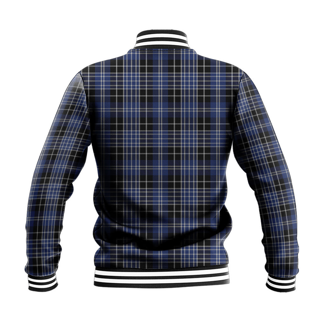 Clark (Clarke) Tartan Baseball Jacket with Family Crest - Tartan Vibes Clothing