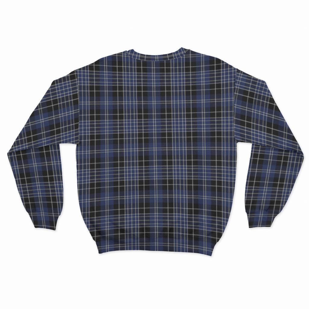 Clark (Clarke) Tartan Sweatshirt with Family Crest - Tartan Vibes Clothing