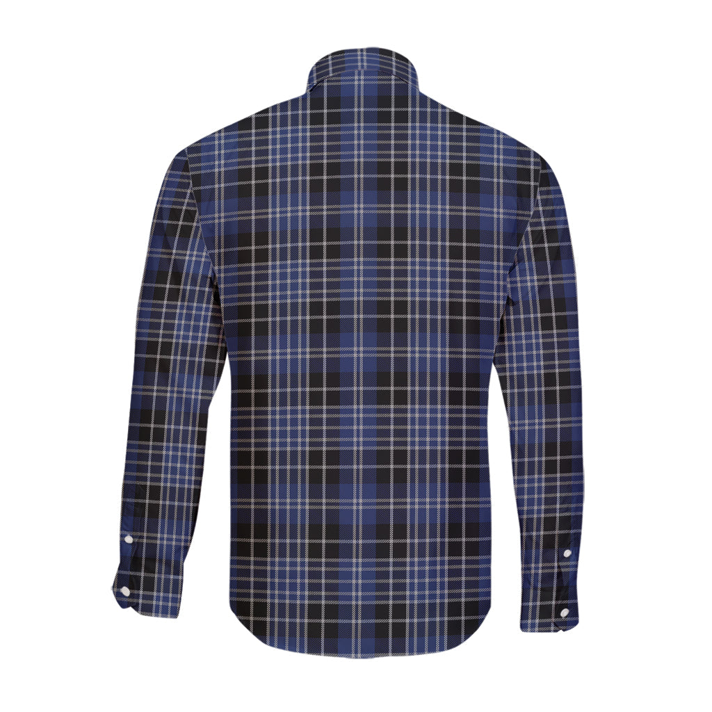 clark-tartan-long-sleeve-button-up-shirt-with-family-crest