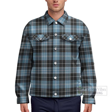 Clark Ancient Tartan Unisex Lapel Cotton Jacket