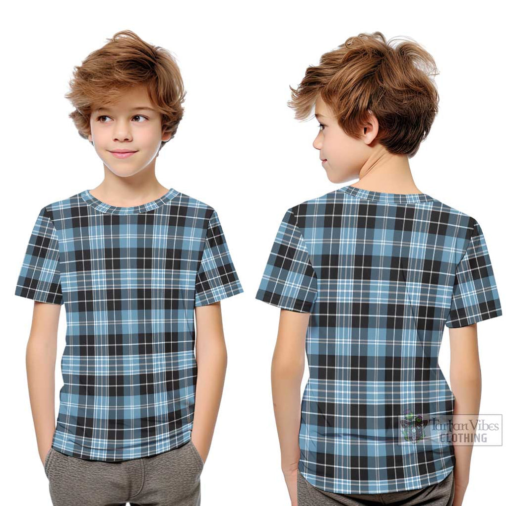 Clark Ancient Tartan Kid T-Shirt Youth XL Size14 - Tartanvibesclothing Shop