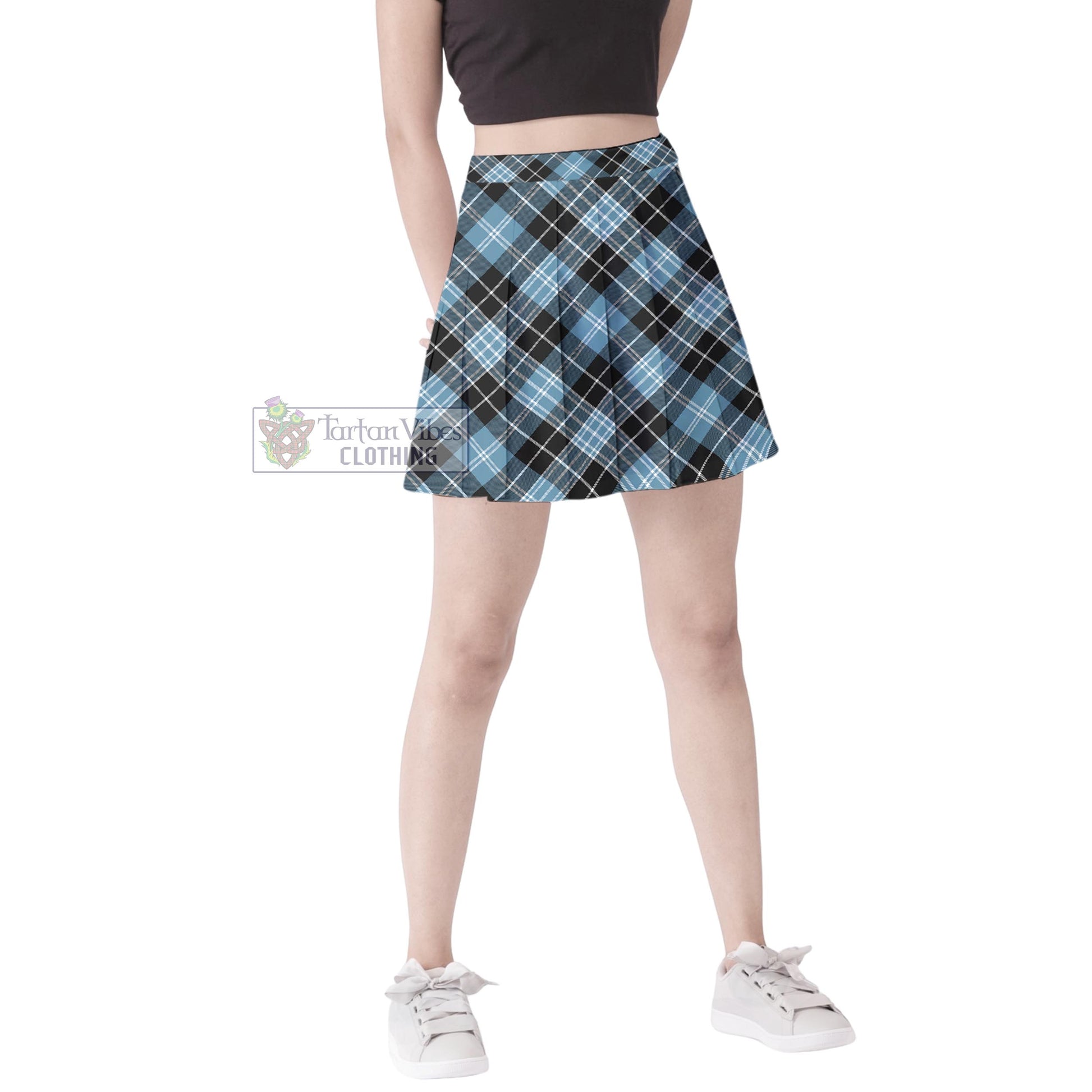 Tartan Vibes Clothing Clark Ancient Tartan Women's Plated Mini Skirt