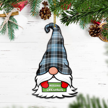 Clark Ancient Gnome Christmas Ornament with His Tartan Christmas Hat