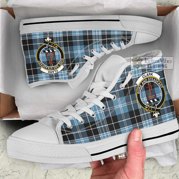 Clark Ancient Tartan High Top Shoes with Family Crest