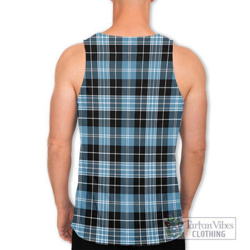 Clark Ancient Tartan Men's Tank Top with Family Crest DNA In Me Style