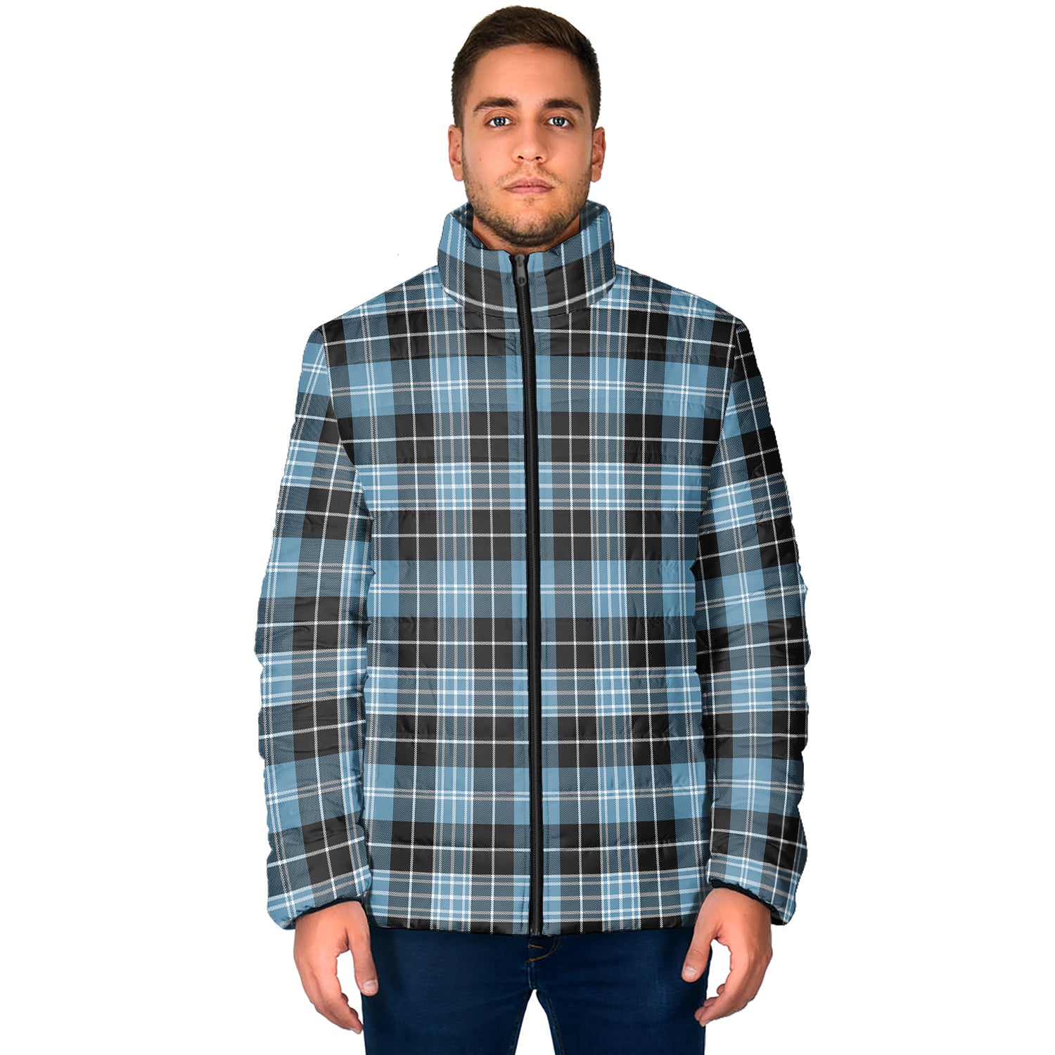 Clark Ancient Tartan Padded Jacket - Tartan Vibes Clothing