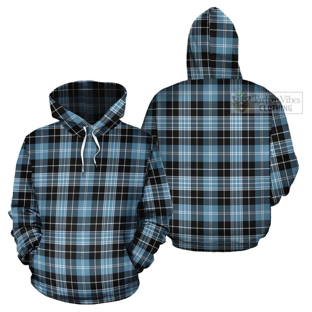 Clark Ancient Tartan Cotton Hoodie Pullover Hoodie - Tartan Vibes Clothing