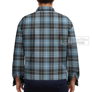 Clark Ancient Tartan Unisex Lapel Cotton Jacket