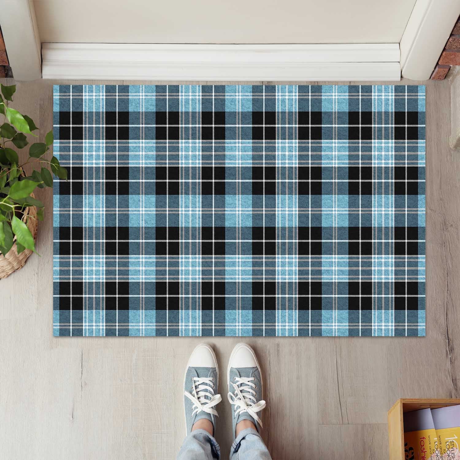 Clark Ancient Tartan Door Mat - Tartanvibesclothing