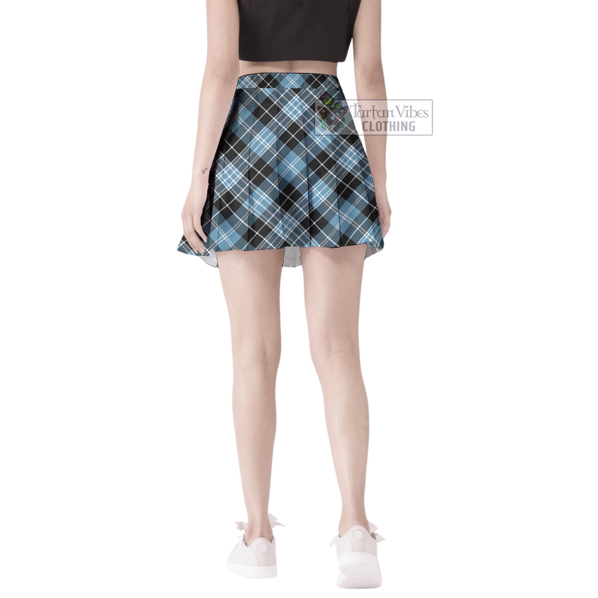 Tartan Vibes Clothing Clark Ancient Tartan Women's Plated Mini Skirt