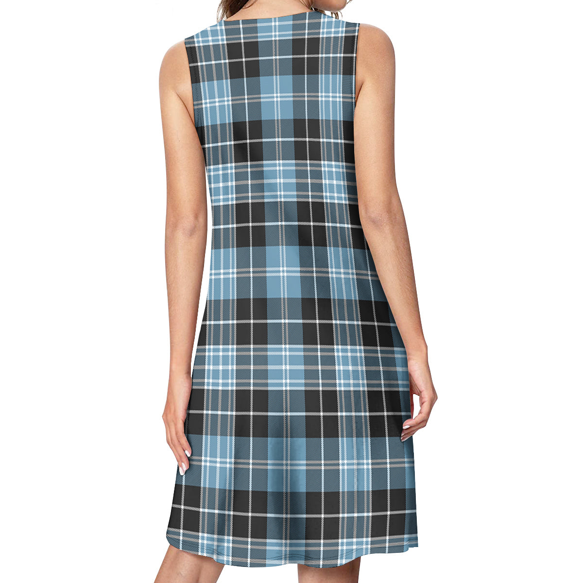 Clark Ancient Tartan Womens Casual Dresses - Tartanvibesclothing