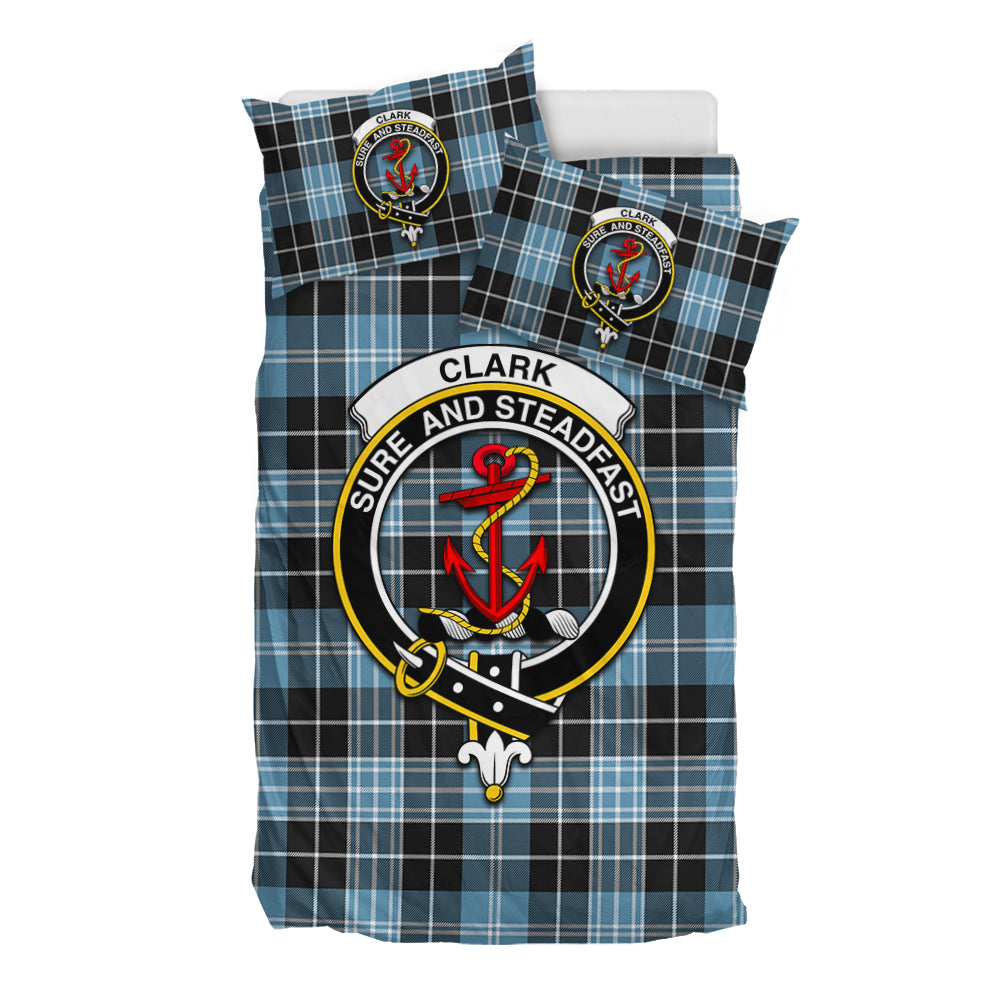 clark-ancient-tartan-bedding-set-with-family-crest