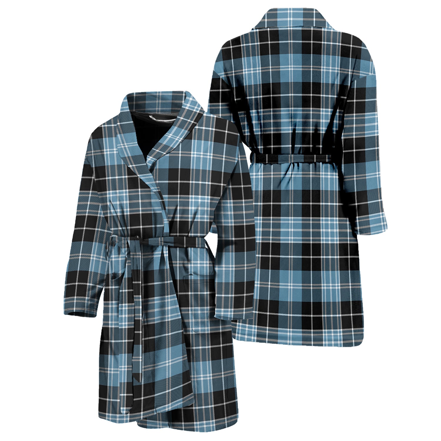 Clark Ancient Tartan Bathrobe Unisex M - Tartan Vibes Clothing