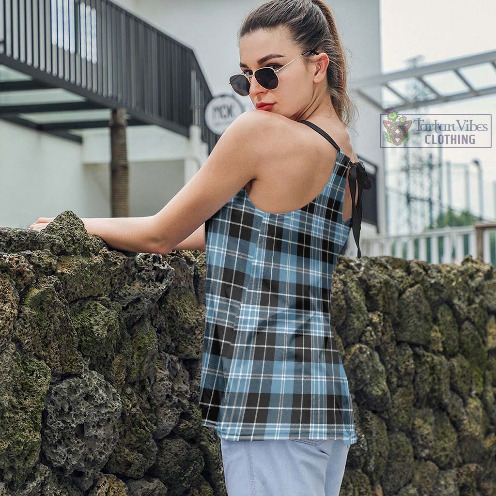 Tartan Vibes Clothing Clark Ancient Tartan Loose Halter Neck Camisole