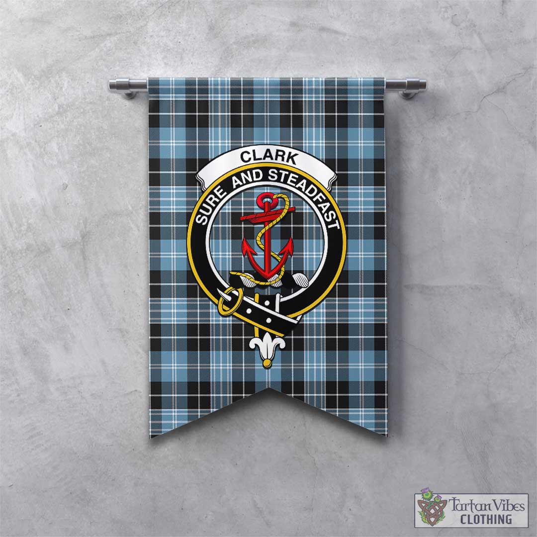 Clark Ancient Tartan Gonfalon, Tartan Banner with Family Crest – Tartan ...