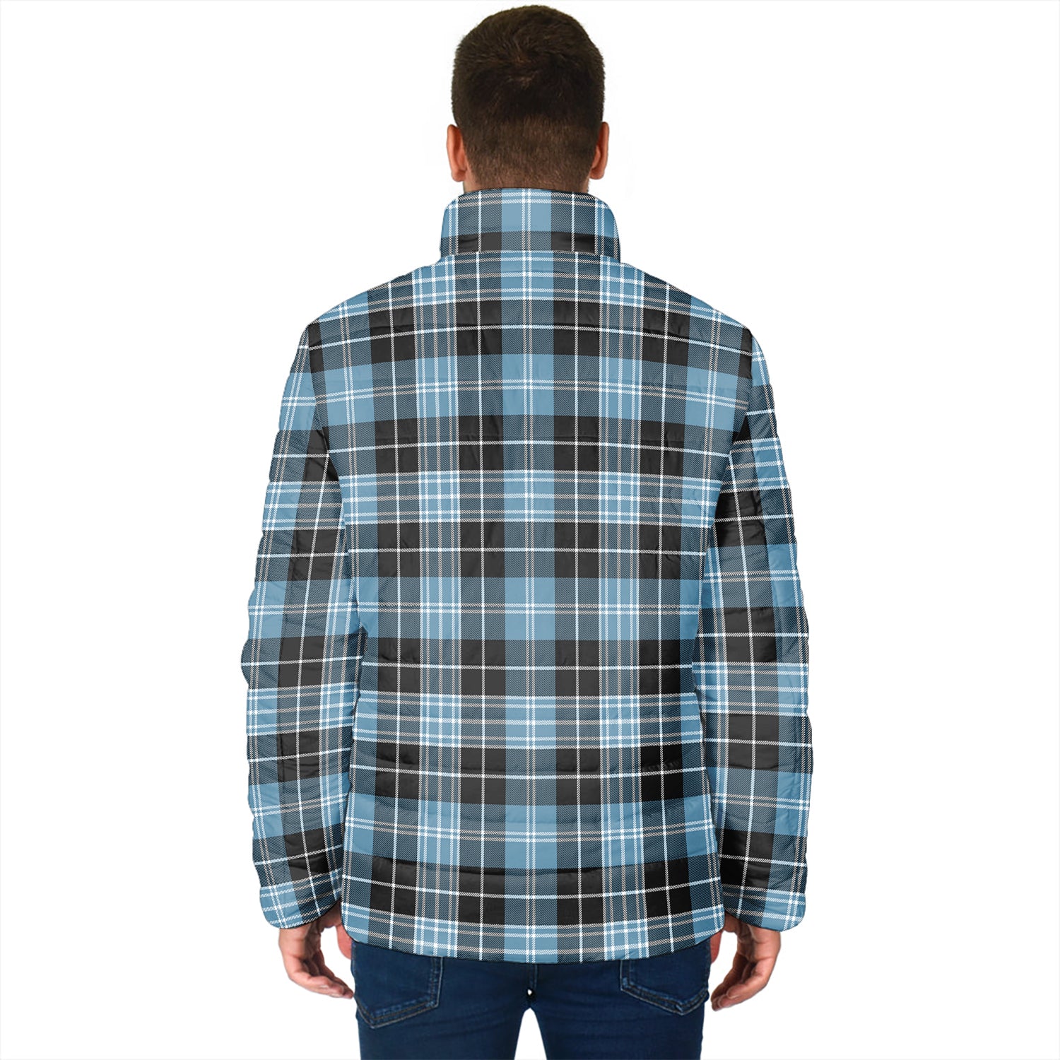 Clark Ancient Tartan Padded Jacket - Tartan Vibes Clothing