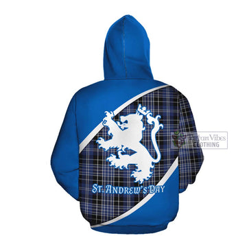 Clark (Clarke) Family Crest Tartan Cotton Hoodie Celebrate Saint Andrew's Day in Style