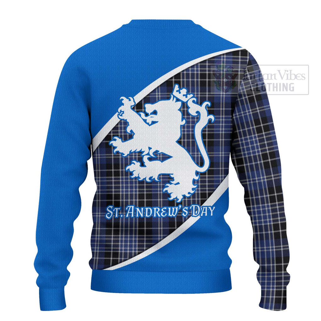 Tartan Vibes Clothing Clark (Clarke) Family Crest Tartan Knitted Sweater Celebrate Saint Andrew's Day in Style