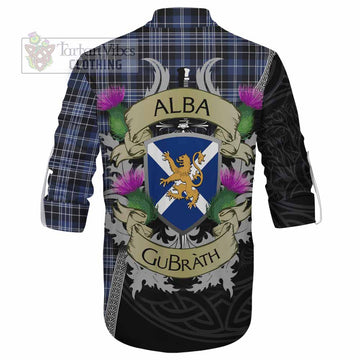 Clark (Clarke) Tartan Family Crest Ghillie Kilt Shirt Lion Rampant Royal Thistle Shield Celtic Inspired - Tartan Vibes Clothing