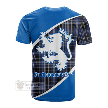 Clark (Clarke) Family Crest Tartan Cotton T-shirt Celebrate Saint Andrew's Day in Style