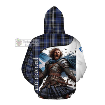 Clark (Clarke) Crest Tartan Cotton Hoodie Inspired by the Freedom of Scottish Warrior