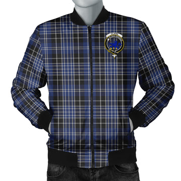 Clark (Lion) Tartan Bomber Jacket with Family Crest