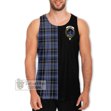 Clark (Lion) Tartan Men's Tank Top with Family Crest and Half Of Me Style