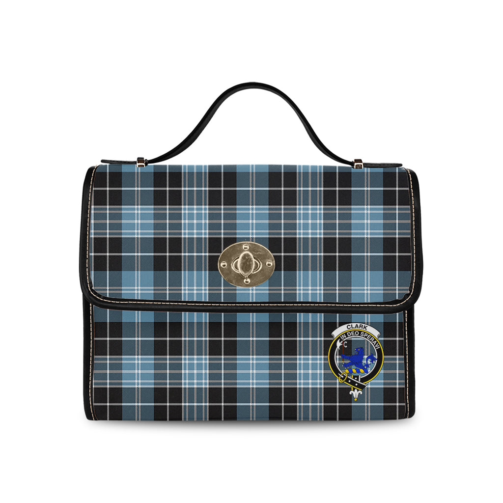 clark-lion-ancient-tartan-leather-strap-waterproof-canvas-bag-with-family-crest