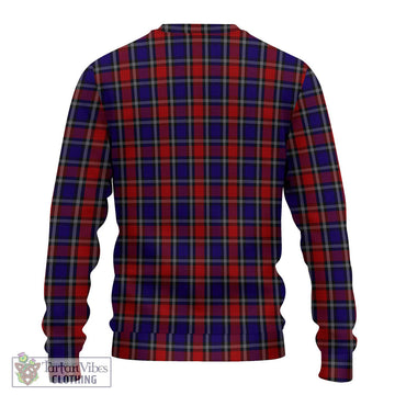 Clark (Lion) Red Tartan Ugly Sweater with Family Crest DNA In Me Style