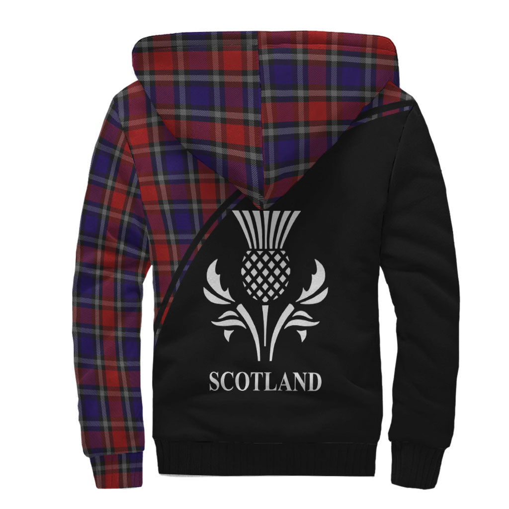 clark-lion-red-tartan-sherpa-hoodie-with-family-crest-curve-style