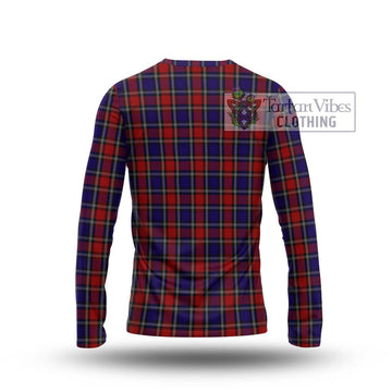 Clark (Lion) Red Tartan Long Sleeve T-Shirt with Family Crest DNA In Me Style